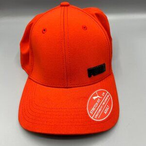 Puma Hat Men‎ Small-Medium Red Stretch Fitted Cap S-M